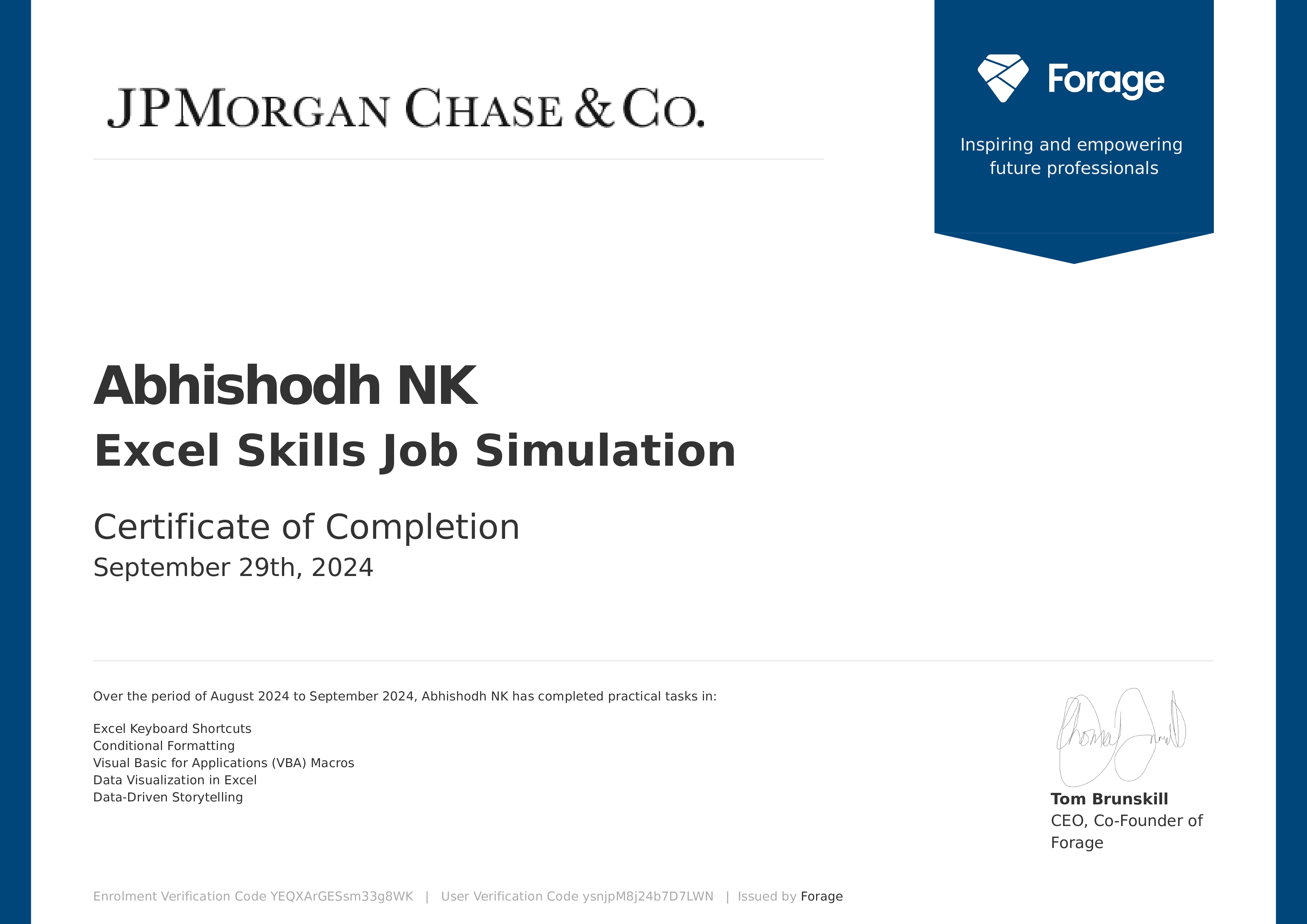 Certification 12